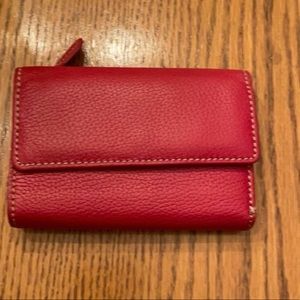 NWOT Red Leather Wallet